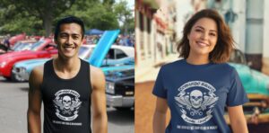 Camisetas para os Entusiastas de Muscle Cars